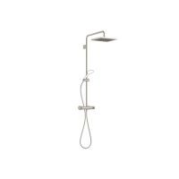 Dornbracht Showerpipe mit Brause-Thermostat ohne Handbrause, FlowReduce platin gebürstet 34458980-06