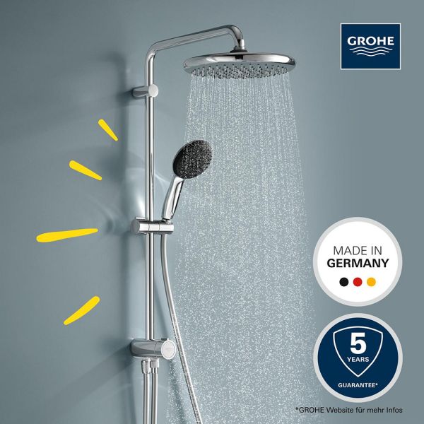 Grohe Vitalio Start 250 Duschsystem mit Umsteller ohne Armatur 26680001