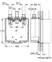 Vorschau: Grohe Eurosmart CT UP-Einbaukasten