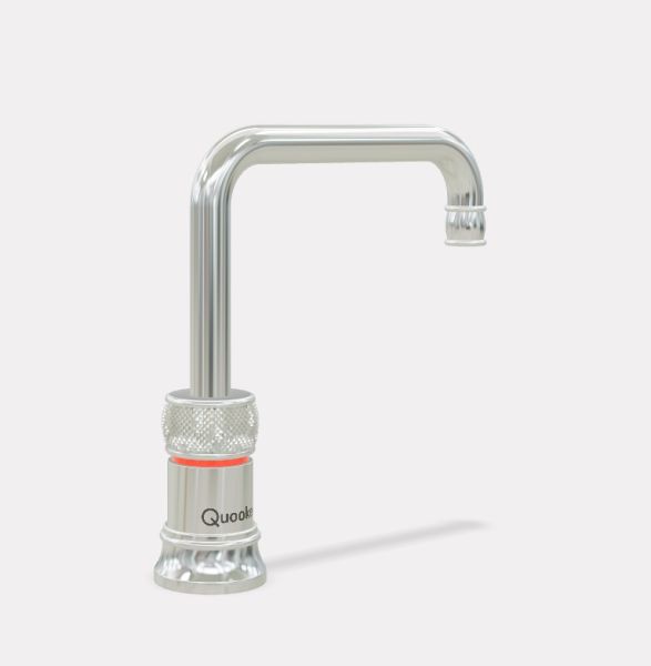 Quooker Classic Nordic Square single tap Kochend-Wasserhahn ohne Mischbatterie, eckig