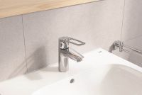 Vorschau: Grohe Eurosmart Einhand-Waschtischbatterie S-Size mit Push-Open, offener Hebelgriff, chrom