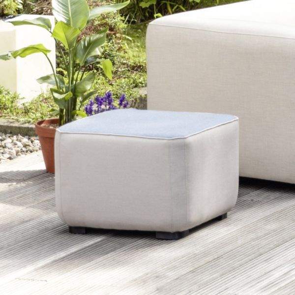 KETTLER EGO Universal Hocker Sunbrella®, natte linen/ frosty chine 0105333-7823