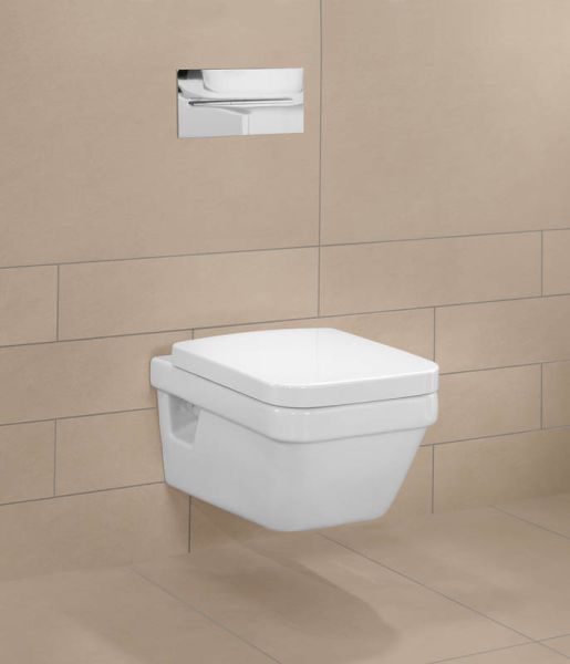 Villeroy&Boch Architectura WC-Sitz, Scharniere aus Edelstahl, weiß