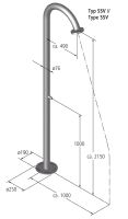 Vorschau: Ideal Eichenwald NEMO Piezo Gartendusche Zeichnung 358450