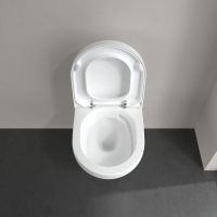 Vorschau: Villeroy&Boch Architectura Wand-WC Compact mit TwistFlush[e³], WC-Sitz SoftClose, Combi-Pack, weiß