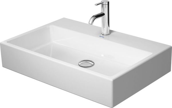 Duravit Vero Air Waschtisch rechteckig 70x47cm, mit 1 Hahnloch, ohne Überlauf, weiß 2350700041