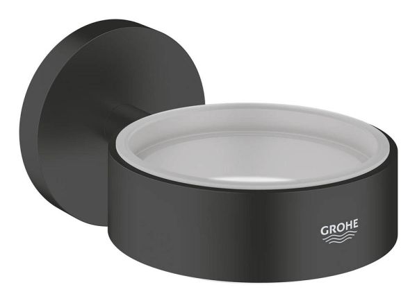 Grohe Essentials Halter für Becher, Seifenschale oder Seifenspender, matt black 1024662430