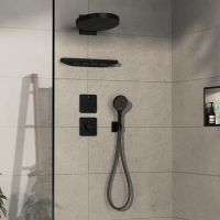 Vorschau: Hansgrohe ShowerSelect Comfort Q Thermostat Unterputz, schwarz matt