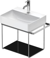 Vorschau: Duravit DuraSquare Glaseinleger für Metallkonsole passend zu Waschtisch 235380 schwarz