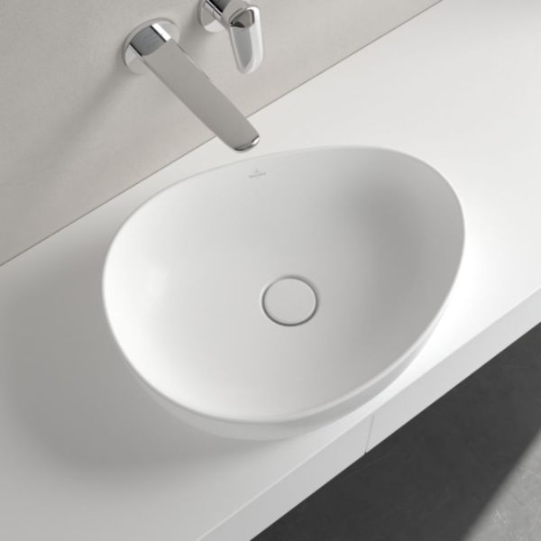 Villeroy&Boch Antao Aufsatzbecken 51x40 CeramicPlus weiß matt 4A7351RW 