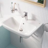 Vorschau: Grohe BauEdge Keramik Waschtisch 55x40cm, weiß