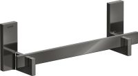 Axor Universal Rectangular Haltestange, 34cm, polished black chrome 42613330