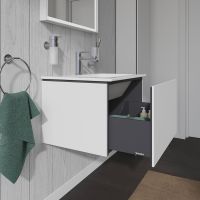 Vorschau: Duravit L-Cube Waschtischunterschrank wandhängend 62x48cm mit 1 Schublade für ME by Starck 233663