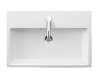 Vorschau: Duravit Vero Air Waschtisch rechteckig 60x40cm,mit 1 Hahnloch, ohne Überlauf, WonderGliss, weiß 23686000411