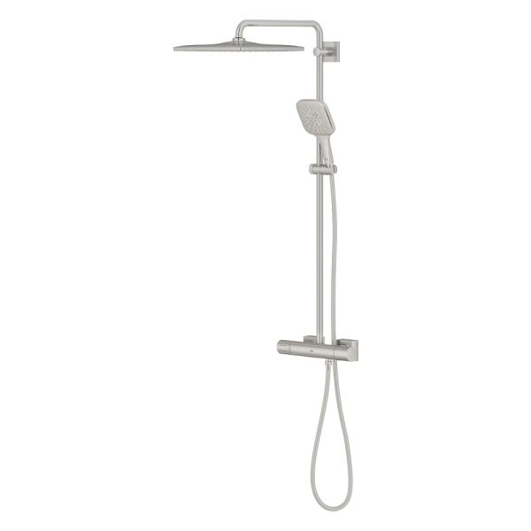 Grohe Rainshower SmartActive 310 Cube Duschsystem Aufputz, supersteel