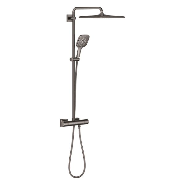 Grohe Rainshower SmartActive 310 Cube Duschsystem Aufputz, hard graphite glänzend 26837A00