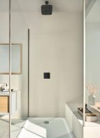 Vorschau: Grohe Grohtherm Thermostat-Brausebatterie eckig, matt black