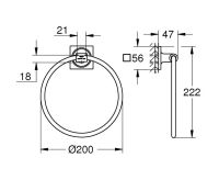 Vorschau: Grohe Allure Handtuchring