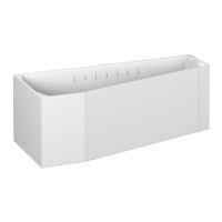 Poresta Compact Badewannenträger für Kaldewei Mini rechts Raumspar-Badewanne 157x70cm Mod. 834