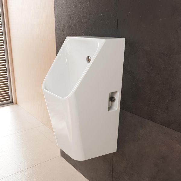 Hansgrohe EluPura Original Q Urinal, Zulauf von hinten, spülrandlos, weiß