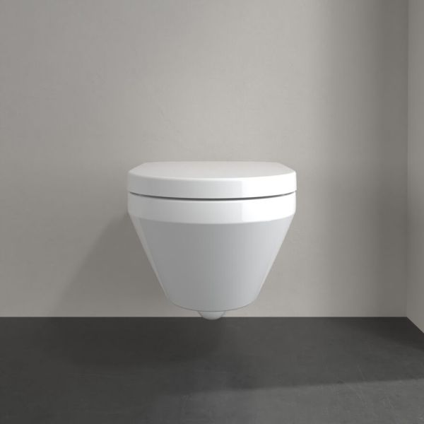 Villeroy&Boch Architectura Wand-Tiefspül-WC, spülrandlos mit TwistFlush[e³], weiß