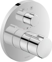 Vorschau: Duravit C.1 Brausethermostat Unterputz für 2 Verbraucher mit Ab- und Umstellventil, chrom C14200014010