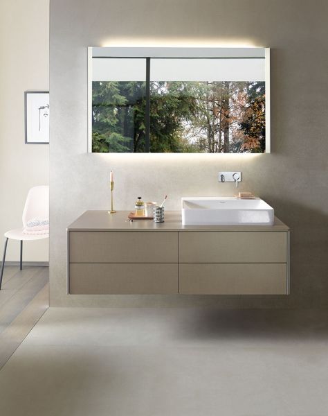 Duravit C.1 Einhebel-Waschtischmischer Unterputz, Ausladung 225mm, chrom