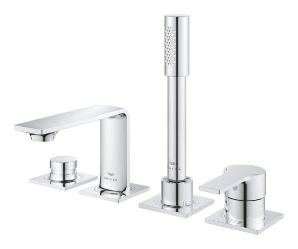 Grohe Allure 4-Loch-Einhand-Wannenrandarmatur mit Stab-Handbrause