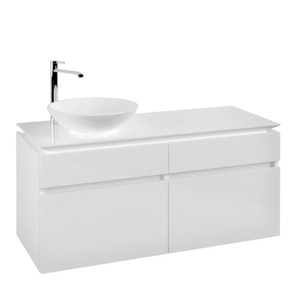 Villeroy&Boch Legato Waschtischunterschrank 120x50cm für Aufsatzwaschtisch, 4 Auszüge B58000DH2