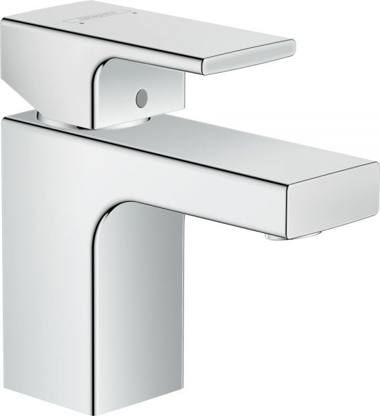 Hansgrohe Vernis Shape Einhebel-Waschtischarmatur 70 mit Zugstangen-Ablaufgarnitur, chrom