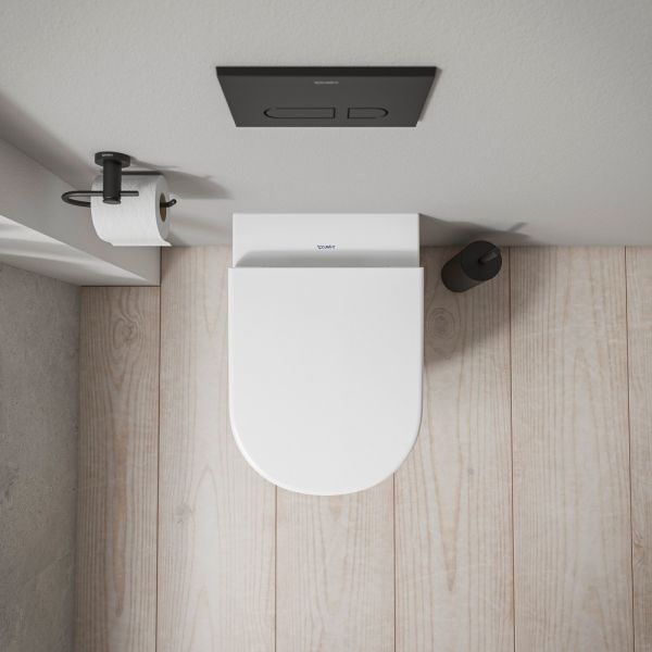 Duravit D-Code Wand-WC Set mit WC-Sitz 45130900B1 ohne Absenkautomatik