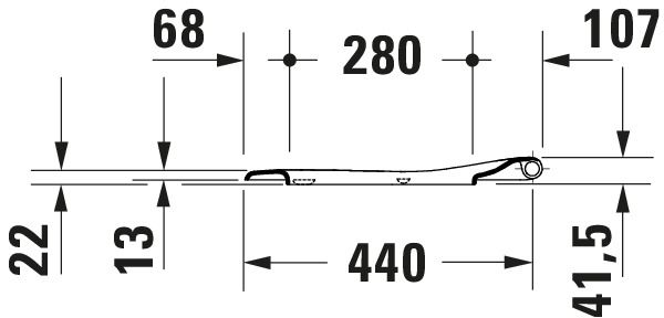 Duravit Qatego WC-Sitz mit Absenkautomatik, für 255609 und 202009, 46,3x36,9cm, weiß