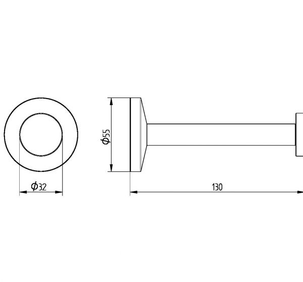 Avenarius Serie 170 Reservepapierhalter, chrom