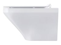 Vorschau: Duravit DuraStyle Wand-WC 62x37cm, eckig, WonderGliss, rimless, Durafix, weiß