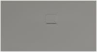 Vorschau: Villeroy&Boch Squaro Infinity Quaryl®-Duschwanne, Eckeinbau rechts gegen Wand, 170x90cm, grey, UDQ1790SQI2RV-3S