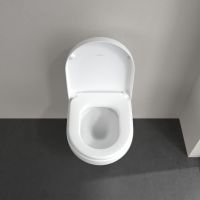 Vorschau: Villeroy&Boch Architectura Wand-WC Compact mit TwistFlush[e³], WC-Sitz SoftClose, Combi-Pack, weiß