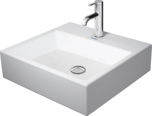 Duravit Vero Air Waschtisch rechteckig 50x47cm, mit 1 Hahnloch, ohne Überlauf, weiß 2350500041