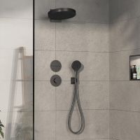 Vorschau: Hansgrohe ShowerSelect Comfort S Thermostat UP, 1 Verbraucher, brushed black chrom