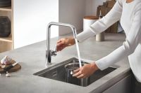 Vorschau: Grohe K700U 60-S Edelstahlspüle 55x45cm, edelstahl