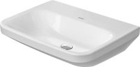 Duravit DuraStyle Waschtisch rechteckig 60x44cm, ohne Hahnloch, ohne Überlauf, weiß 2324600070