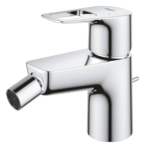 Grohe BauLoop Einhand-Bidetbatterie mit Ablaufgarnitur, wassersparend, chrom