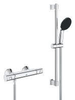 Grohe Precision Start Brausearmatur mit Brausestange 60cm & Handbrause, chrom 34597001