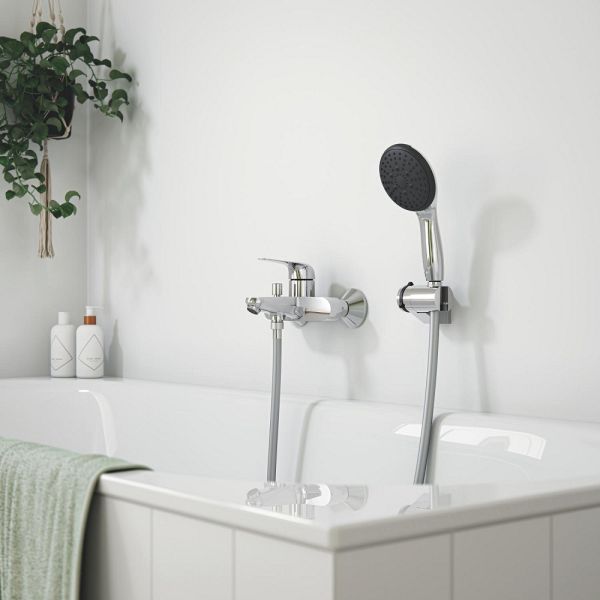 Grohe QuickFix Swift 2023 Einhand-Wannen-und Brausebatterie, chrom