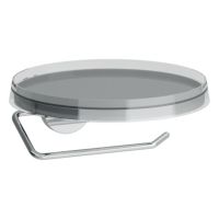 Vorschau: Kartell by Laufen Toilettenpapierhalter Deko-Disc, kristallklar H3843320040001