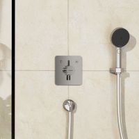 Vorschau: Hansgrohe DuoTurn Q Mischer Unterputz für 2 Verbraucher, chrom