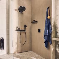 Vorschau: Hansgrohe ShowerSelect Comfort E Thermostat UP, 2 Verbraucher, brushed black chrome