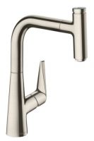 Hansgrohe Talis Select S Küchenarmatur 220 mit Ausziehauslauf, edelstahl 72822800