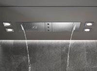 Vorschau: Grohe Rainshower Aqua Cascade Deckenbrause Abdeckung mit Wasserfall-Strahlbildner, chrom