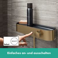 Vorschau: Hansgrohe ShowerTablet Select 400 Brausethermostat, Aufputz, brushed bronze