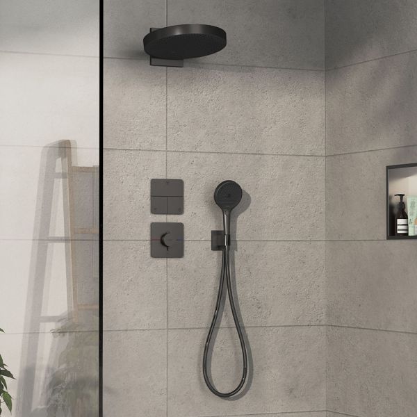 Hansgrohe ShowerSelect Comfort Q Thermostat UP, 1 Verbraucher, zusätzl. Abgang, brushed black chrome